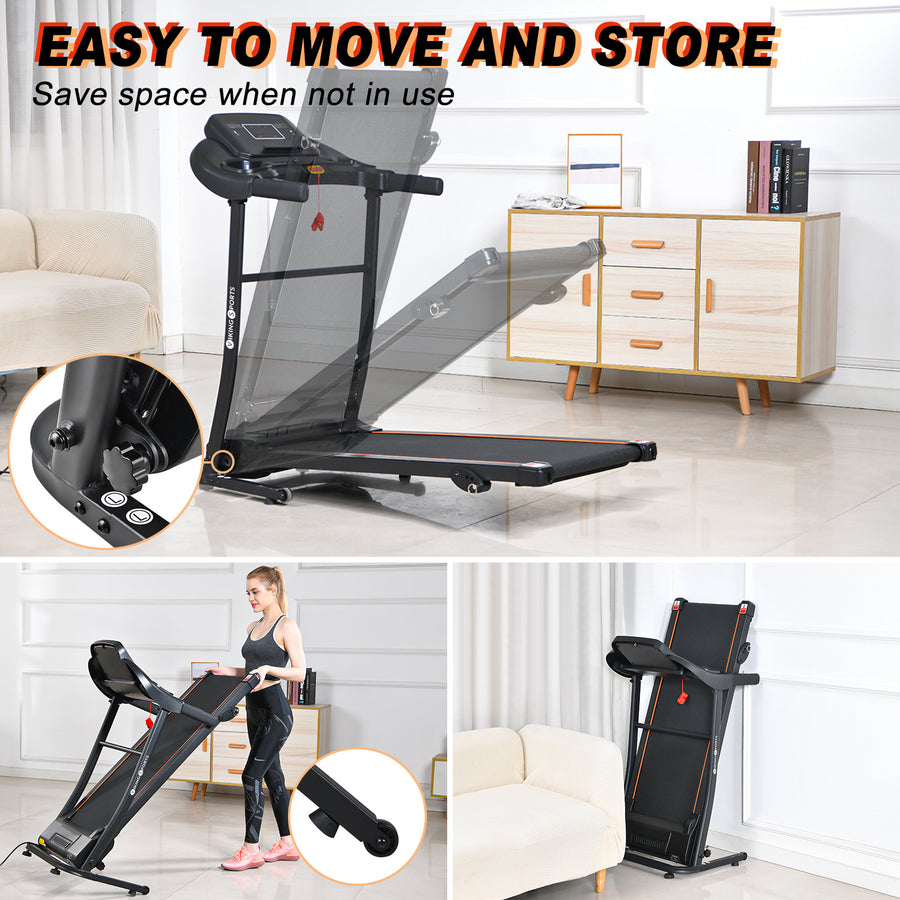 LOOPBAND - 1.5HP Motor - Inklapbaar - Bluetooth - 400x1100mm - Zwart