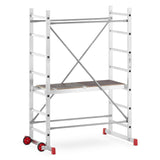 ROLSTEIGER - Aluminium - Antislip Platform - 5m Werkhoogte - Grijs