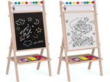 SCHRIJFBORD - Magnetisch & Krijt - 62x28x44 cm