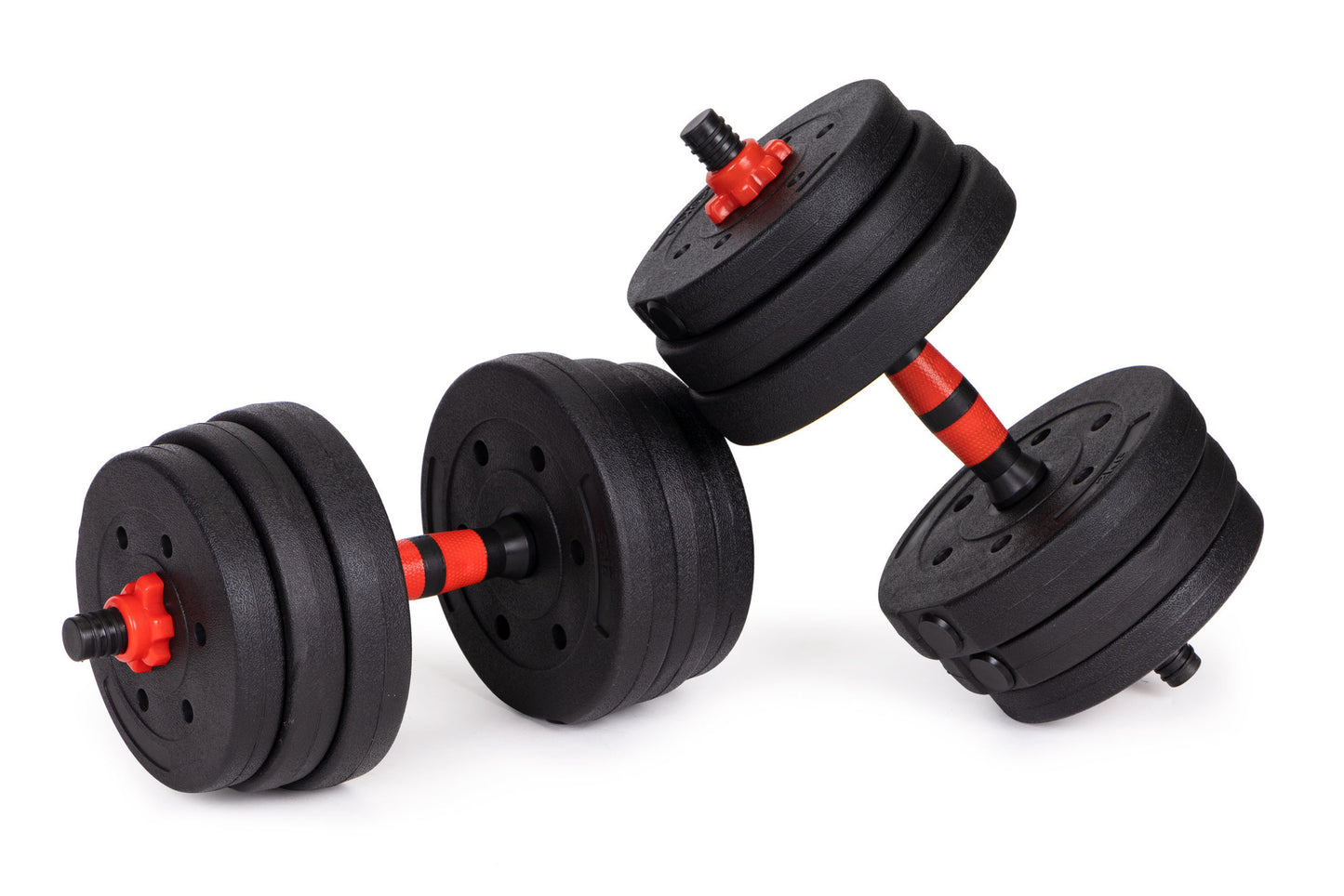 Dumbbells - verstelbaar 40 kg - zwart
