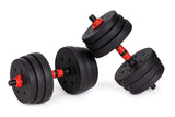Dumbbells - verstelbaar 40 kg - zwart