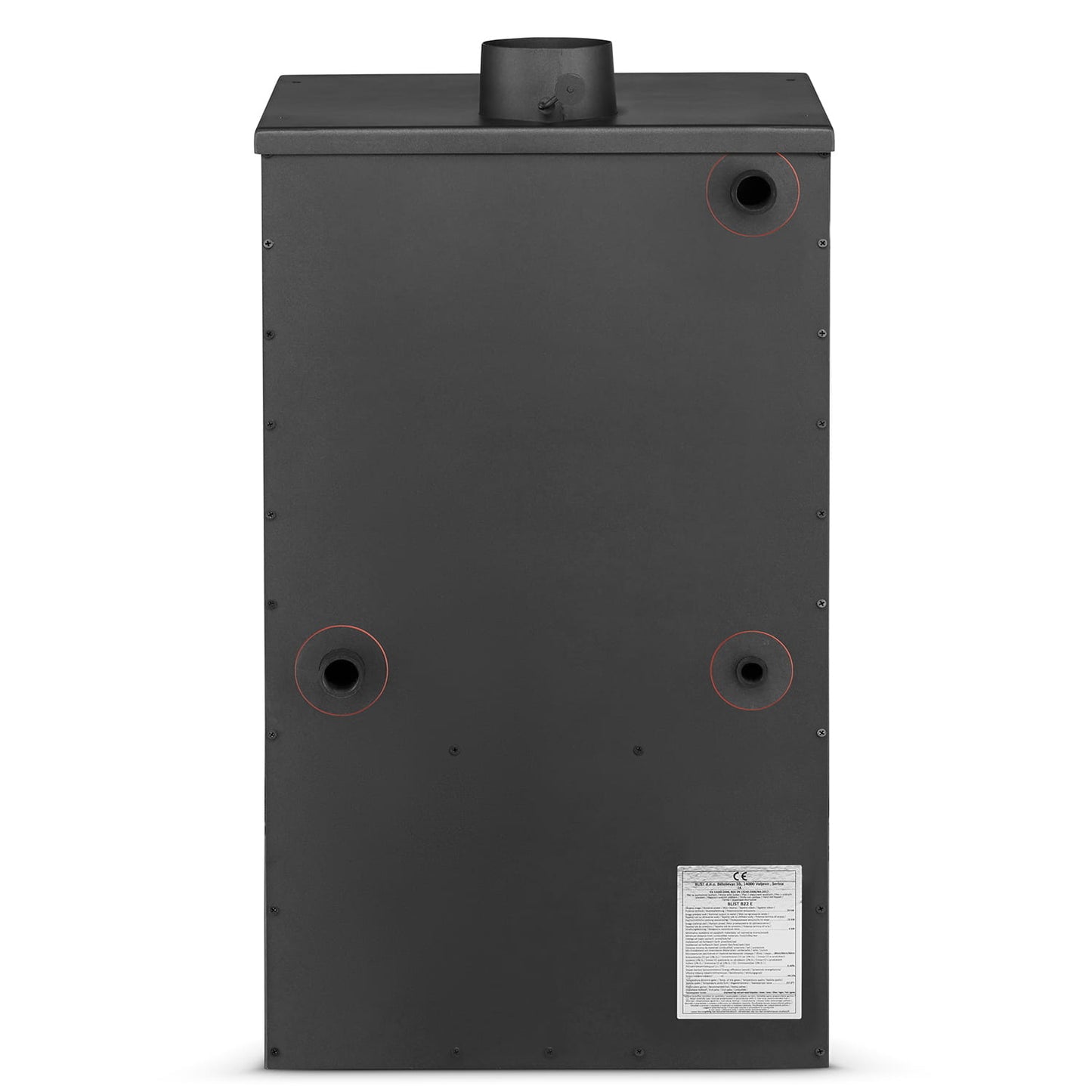 Houtkachel - 15kW Watermantel - Vrijstaand