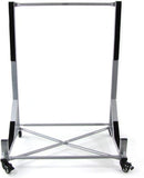 Hardtop Standaard - Stevig & Stabiel met Zwenkwielen - Zilver 100x55x40 cm