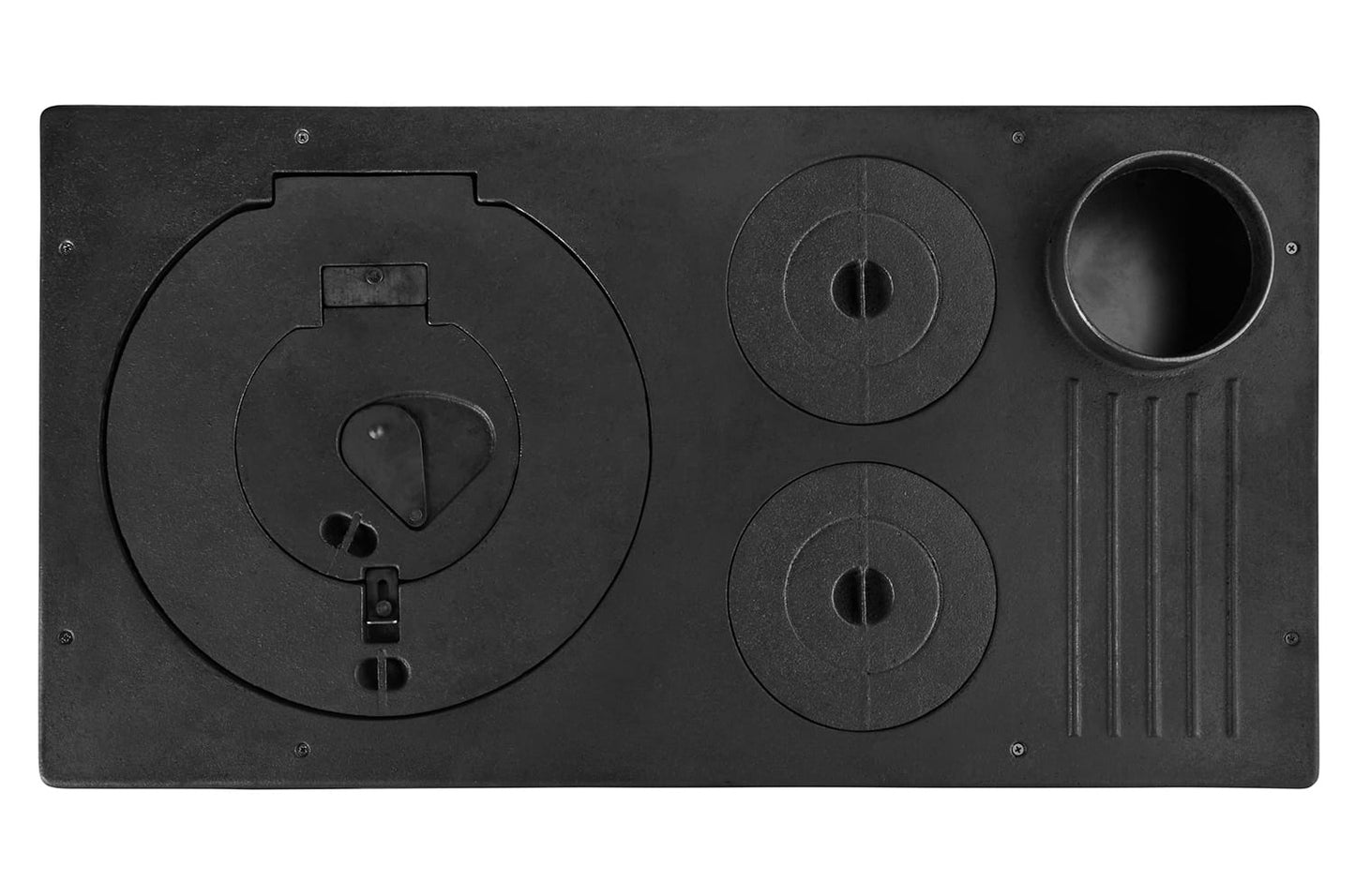 HOUTKACHEL - 8,7 kW - 10,7 kW - Zwart