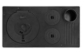 HOUTKACHEL - 8,7 kW - 10,7 kW - Zwart
