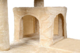 Kattenboom - Stabiel en Veilig - 131x58x50 cm Beige