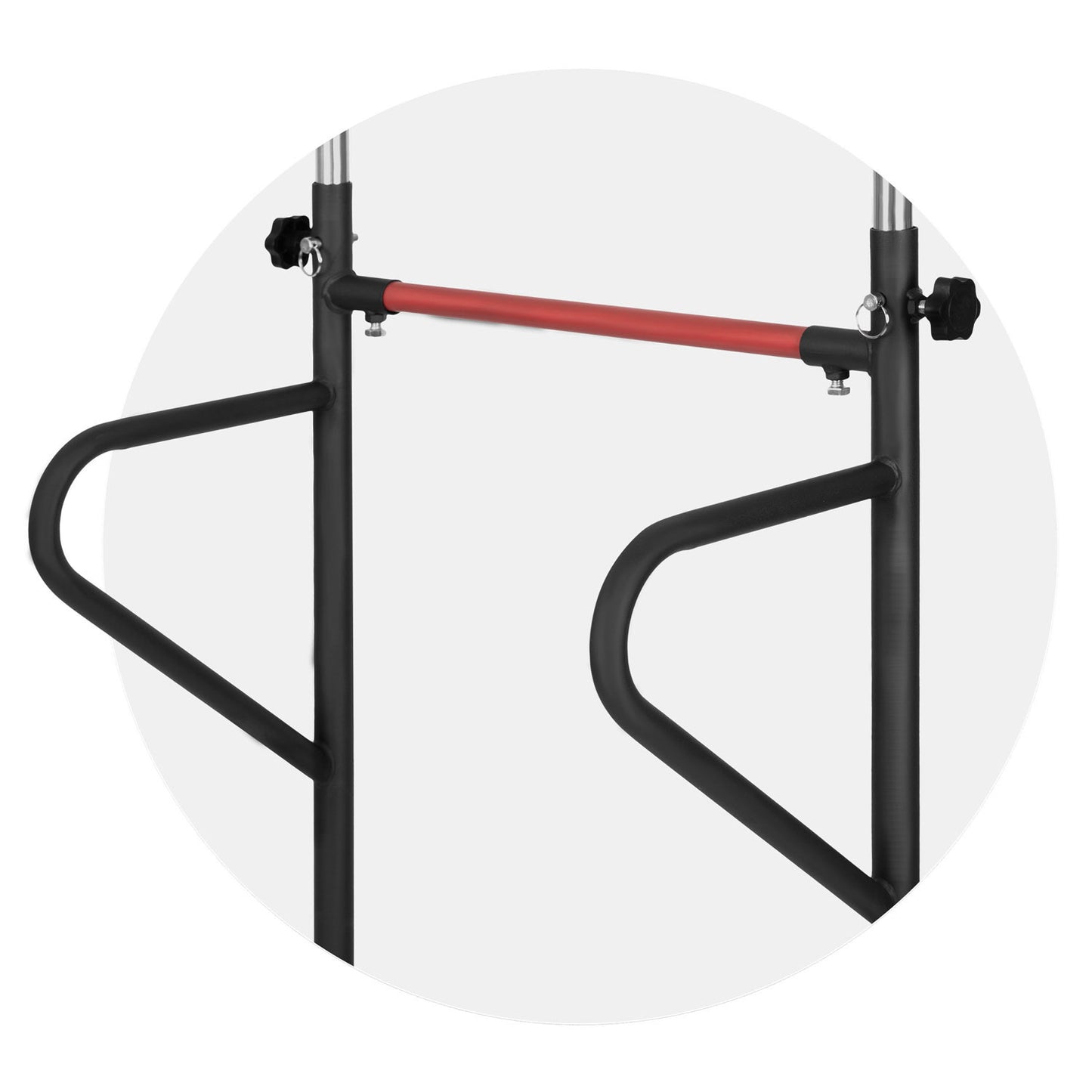 Optrekstang - Verstelbare Hoogte 146-215 cm - Zwart