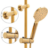 Doucheset - regendouche 23 cm - gouden kleur