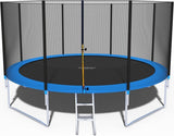 Trampoline - 404 cm met veiligheidsnet en ladder - blauw