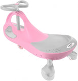 Wiggle-car - LED-verlichte wielen - Roze