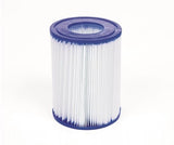 Opzetzwembad - 366x100 cm met pomp en accessoires - Rattan-look bruin