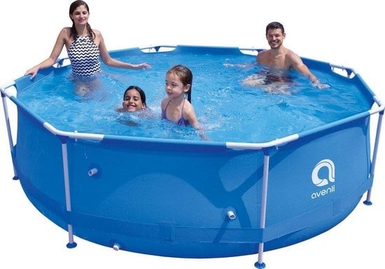 Opzetzwembad - 450x122cm Met Pomp - Blauw