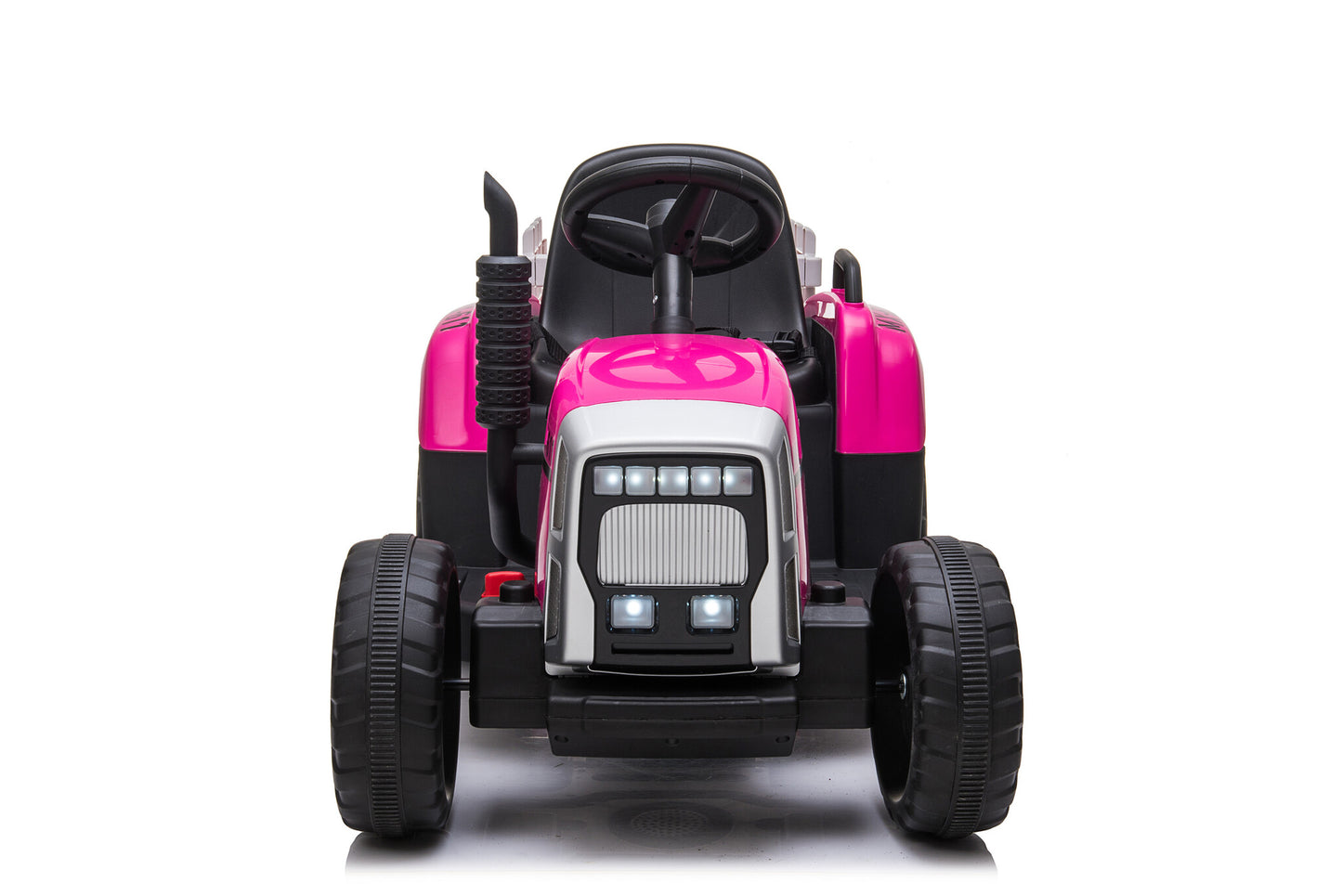 ELEKTRISCH BESTUURBARE TRACTOR - 2x45W Motoren, LED Verlichting, Muziekpaneel - Roze