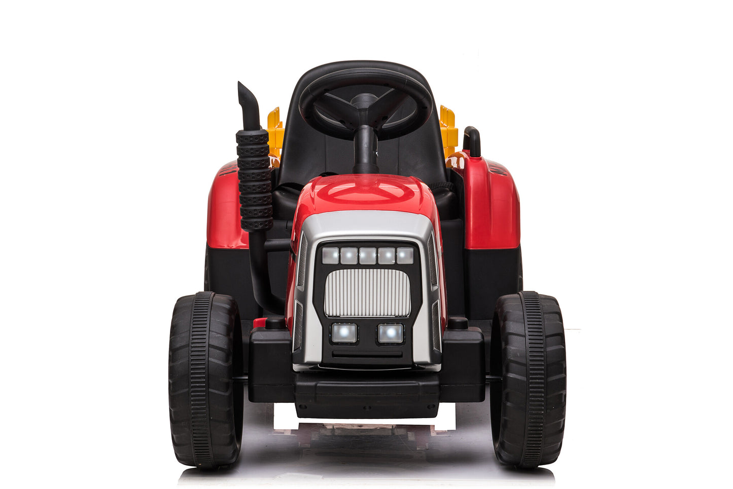 elektrisch bestuurbare tractor - 2x45W motoren - rood