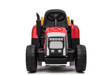 elektrisch bestuurbare tractor - 2x45W motoren - rood