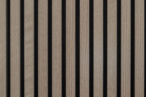 Akoestische Wandpanelen 270×60 cm Grey Oak – Echt Houtfineer