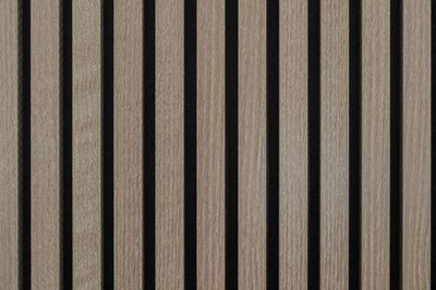 Akoestische Wandpanelen 270×60 cm Grey Oak – Echt Houtfineer