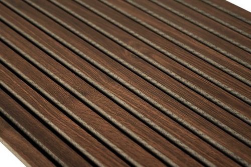 Akoestische Wandpanelen 270×60 cm Dark Smoked Oak – Echt  Houtfineer
