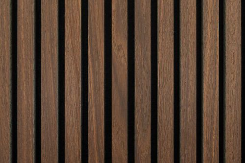Akoestische Wandpanelen 270×60 cm Dark Smoked Oak – Echt  Houtfineer