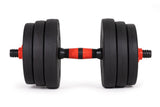 Dumbbells - verstelbaar 40 kg - zwart