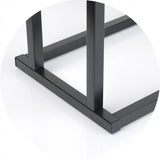 HANDDOEKENREK - Vrijstaand Staal - Zwart