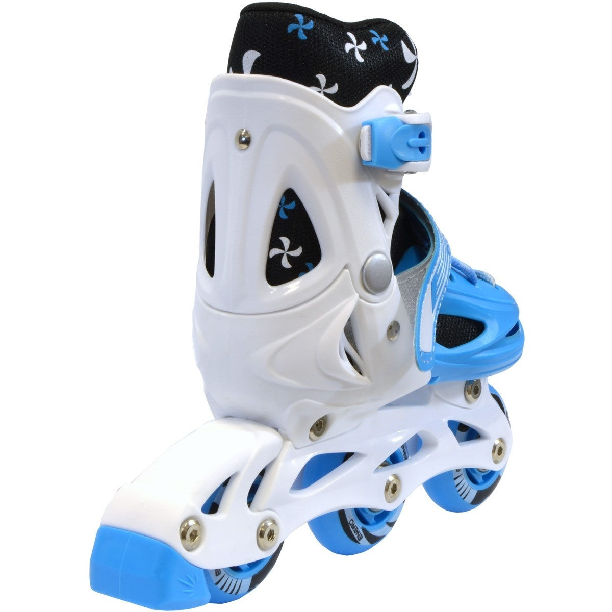 INLINE SKATES - 4-in-1 Verstelbaar - Blauw/Wit - Maat 26-29