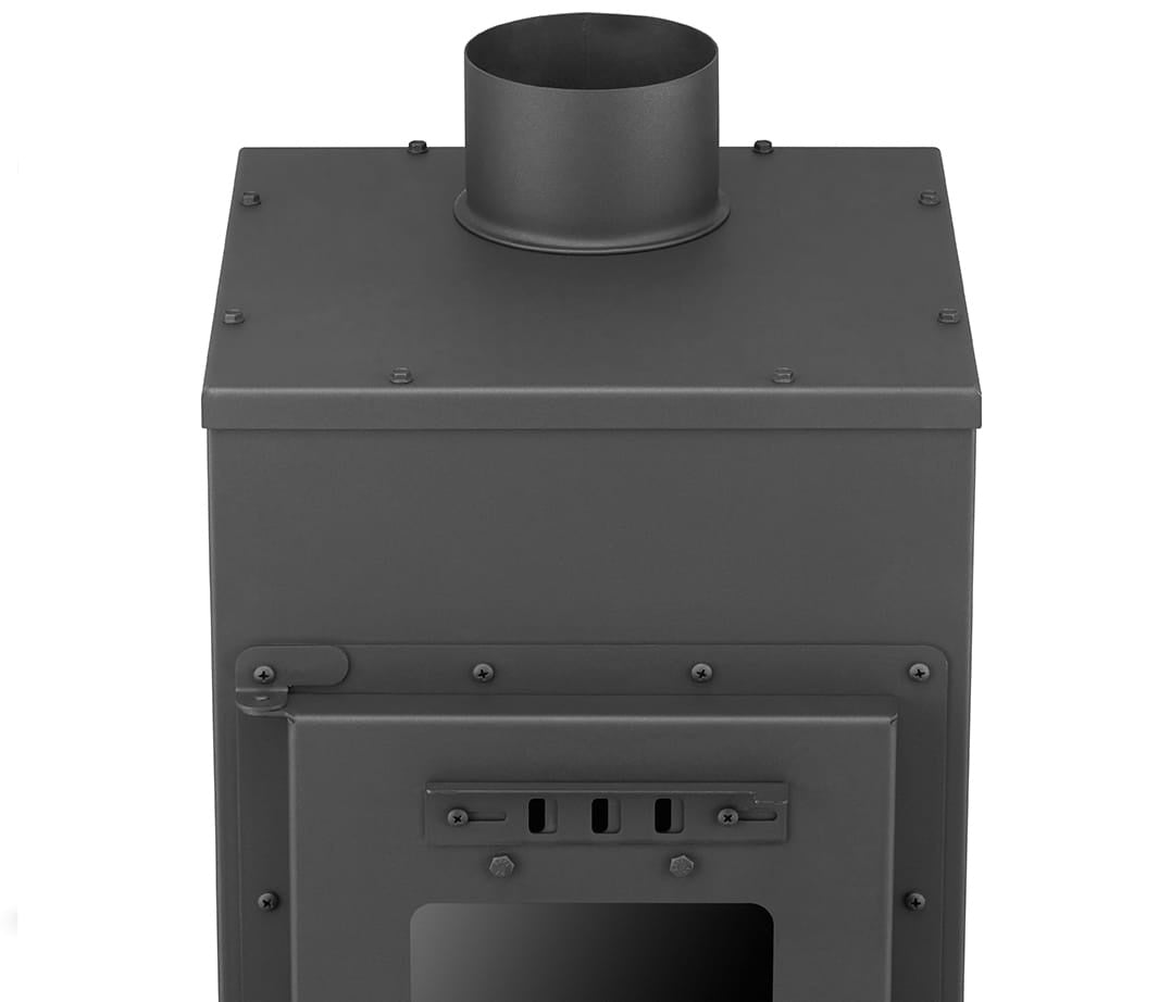 HOUTKACHEL - 7,5 kW - Energielabel A+ - Antraciet