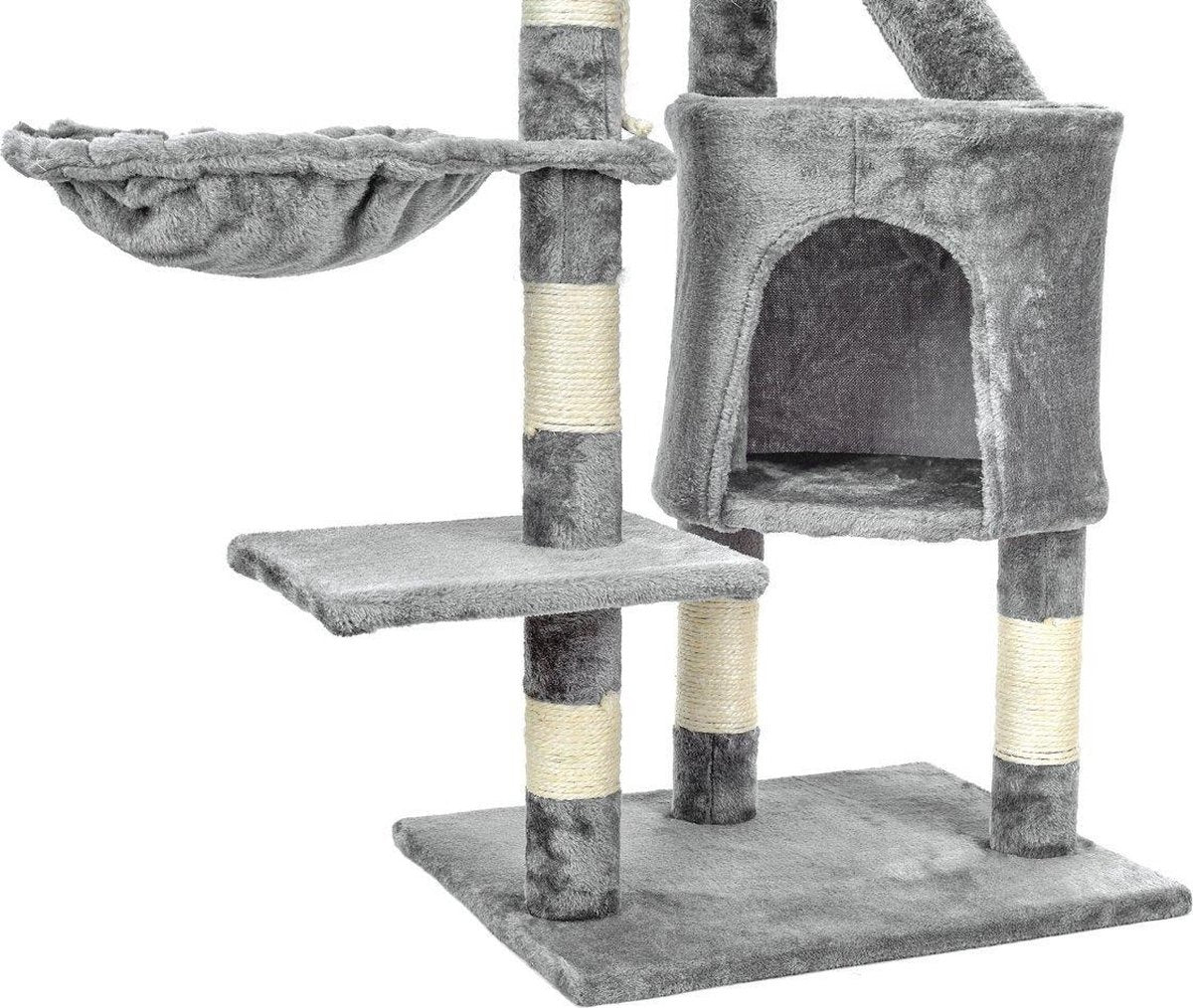 Kattenboom - stabiel en veilig - 117x79x50 cm grijs