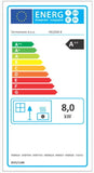 Pelletkachel - 8kW Automatisch Luchtcirculatie - Zwart