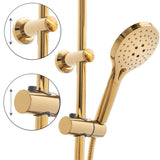 REGENDOUCHESET - Thermostaatkraan - 25 cm Regendouche - Goud
