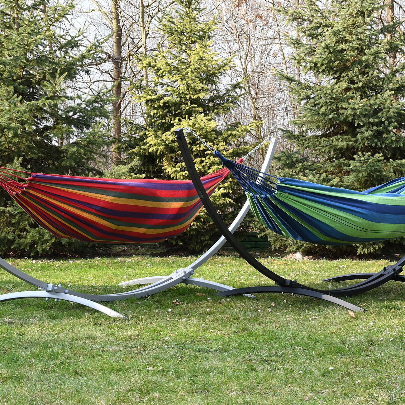 Hangmatstandaard - 2-in-1 Frame - 220 kg - Zwart