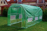 TUINKAS - 10m2 Oppervlakte - 6 Ramen - Groen - 250x200 cm