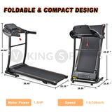 LOOPBAND - 1.5HP Motor - Inklapbaar - Bluetooth - 400x1100mm - Zwart