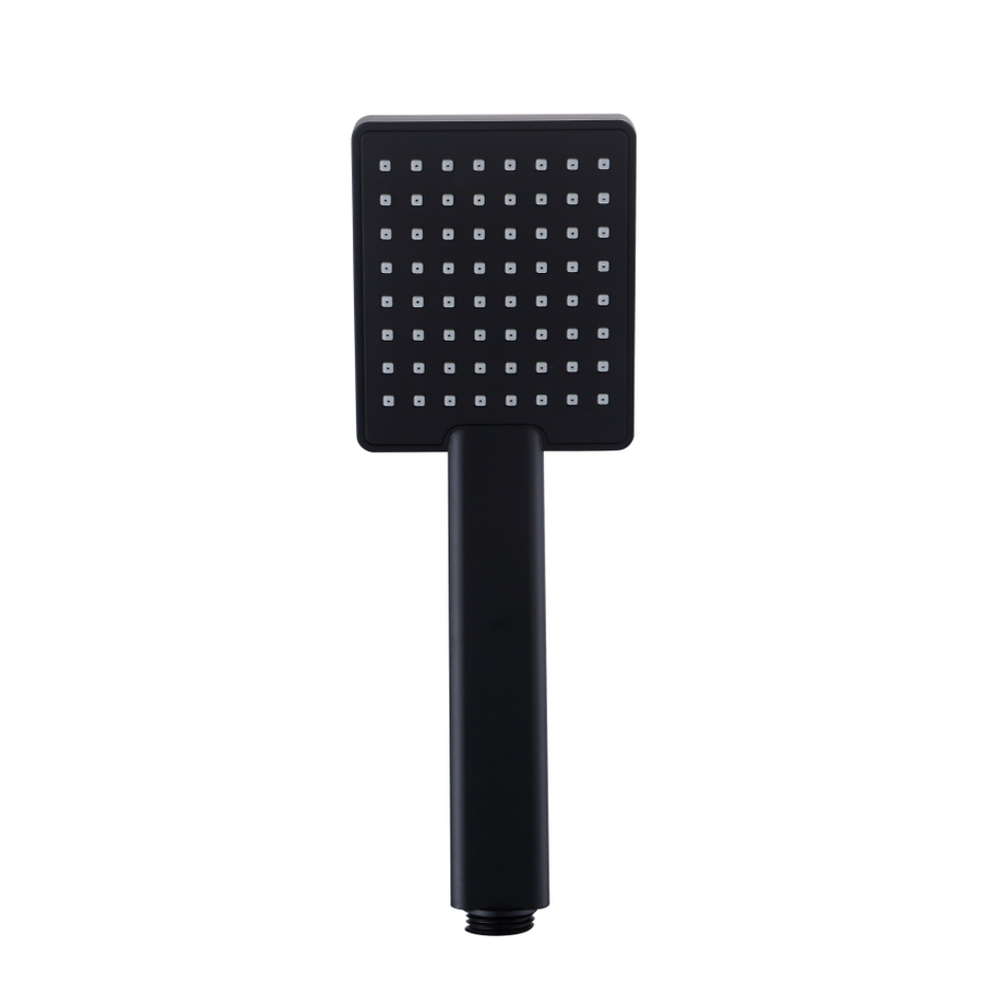 Doucheset - Regendouche 20x20 cm met Anti-Calc - Zwart
