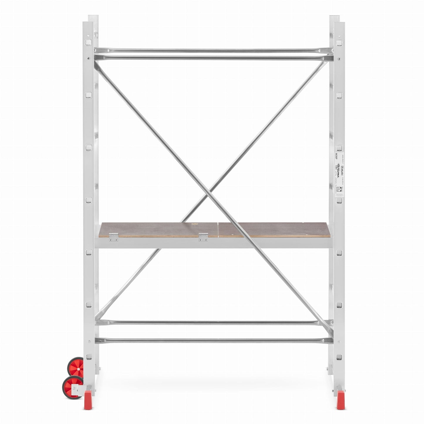 ROLSTEIGER - Aluminium - Antislip Platform - 5m Werkhoogte - Grijs