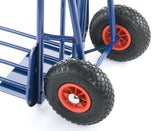 STEEKWAGEN - 280 kg draagvermogen - blauw rood