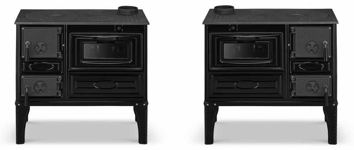 HOUTKACHEL - 8,7 kW - 10,7 kW - Zwart