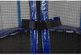 Trampoline - veiligheidsnet & ladder - 244 cm blauw/zwart