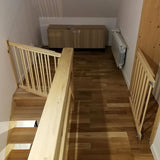 TRAPHEKJE - Verstelbaar 72-122 cm - Hout - Ongelakt