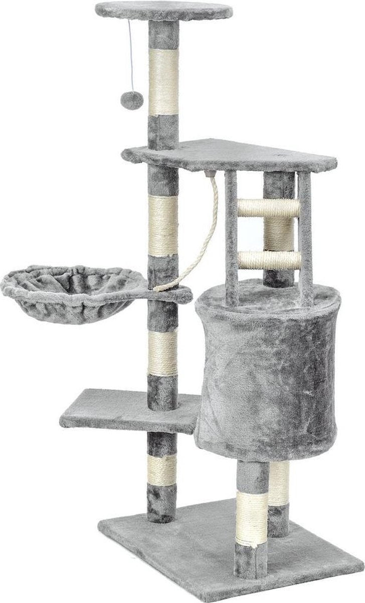Kattenboom - stabiel en veilig - 117x79x50 cm grijs