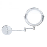 MAKE-UP SPIEGEL - LED-verlichting-360° rotatie-dubbelzijdig - chroom
