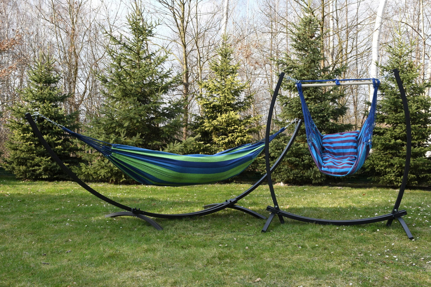 Hangmatstandaard - 2-in-1 Frame - 220 kg - Zwart