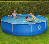Opzetzwembad - 305 cm Diameter, 4383 Liter, Pomp - Blauw