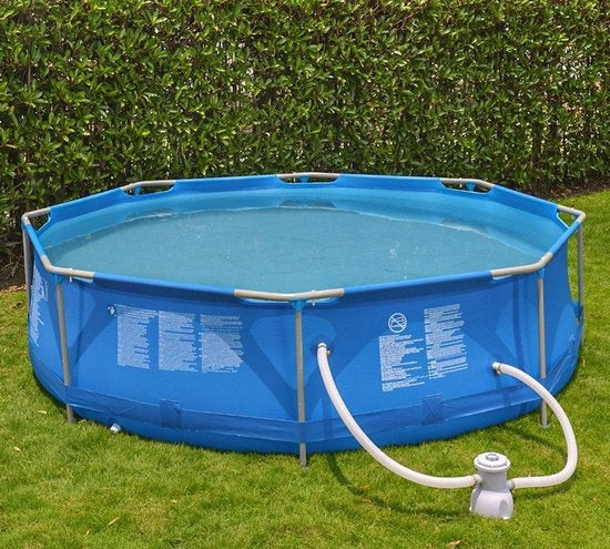 Opzetzwembad - 6125L 1136L/h Pomp 3-laags PVC - Blauw 366x76 cm