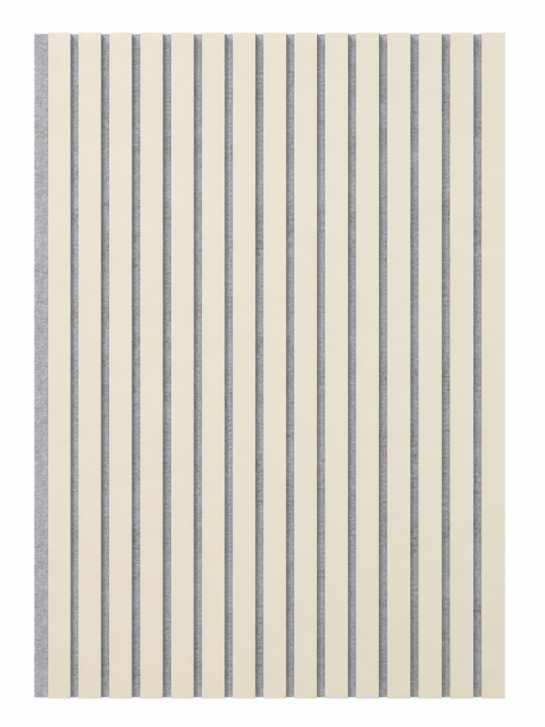 Beige Akoestisch Wandpaneel Japandi – Vilt Wandbekleding 270×60 cm