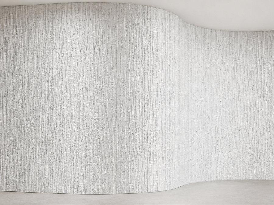 Natuursteen Wandpaneel Wit Geribbeld – Victoria White Steenfineer 280×60 cm