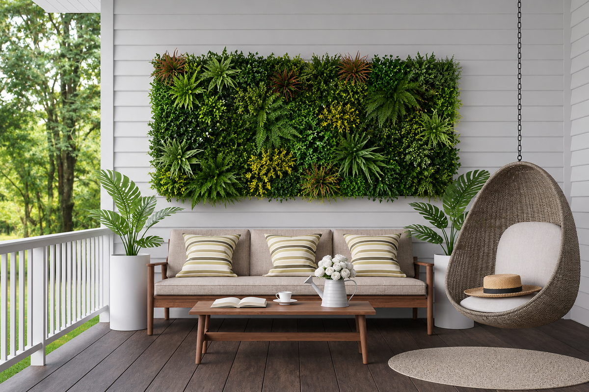 Kunsthaag Martina – Jungle Green – 100 × 100 cm