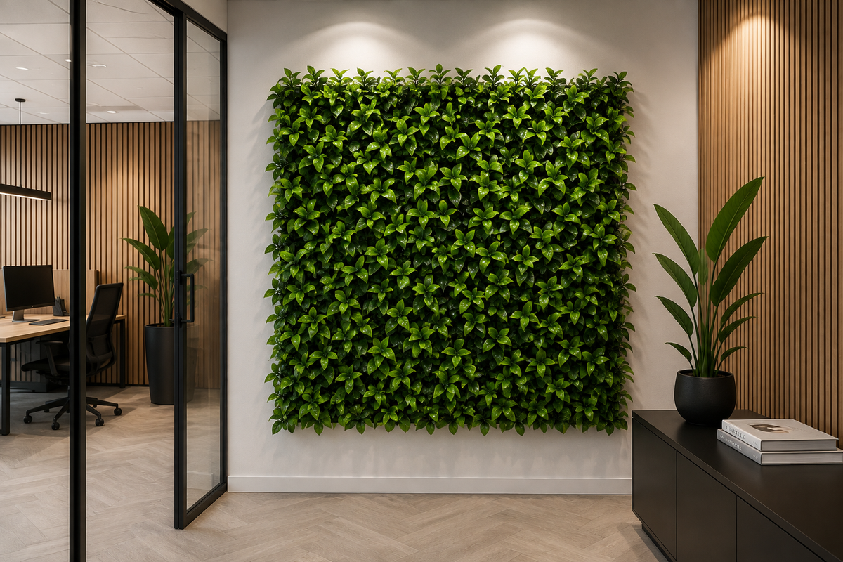 Kunsthaag Olivia – Fresh Green – 100 × 100 cm