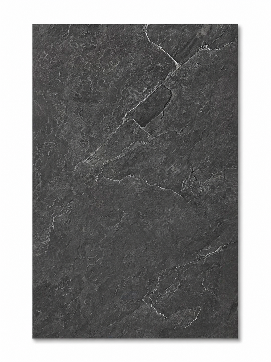 PVC Wandpaneel Donkergrijs Mat Betonlook – Waterdicht 280×122 cm