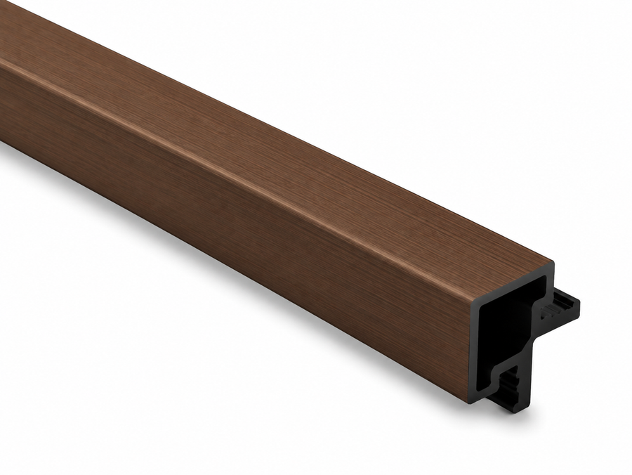 Composiet hoekprofiel Smoked Eiken 2900 x 50 mm